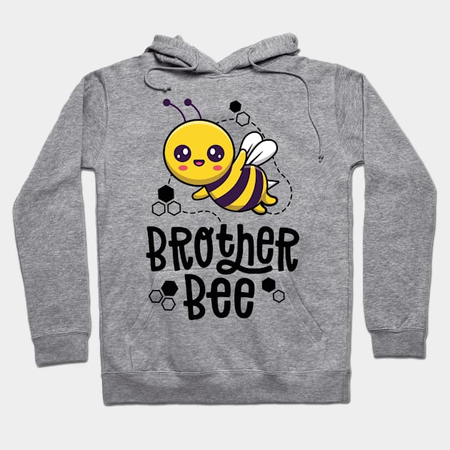 Family Bee Shirts Brother Bro First Bee Day Outfit Birthday Hoodie by 14thFloorApparel